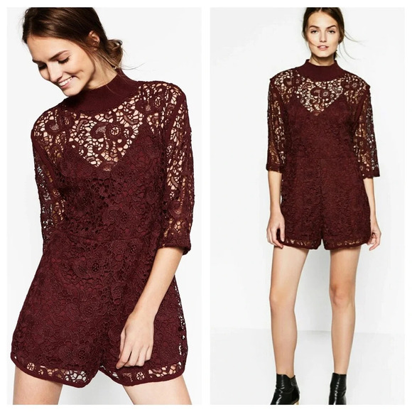 Guipure Lace combo Jumpsuit